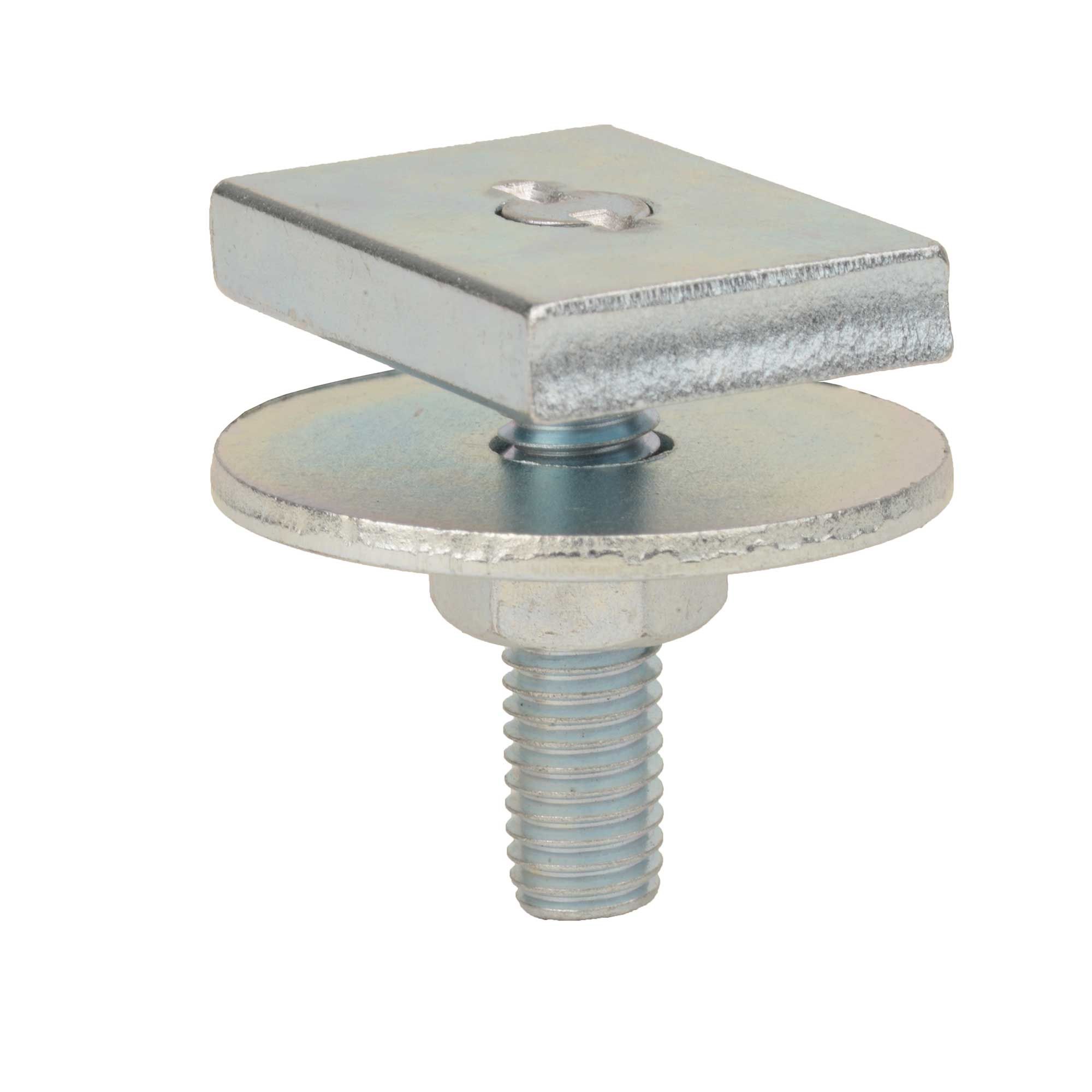 100 stuks - Hamerhoofdbevestiging M10x55 profiel 38/40 gegalvaniseerd