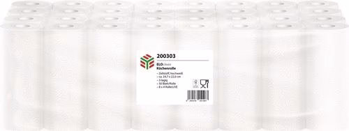 Detailbild 3972285 Keukenrol ELOclean Plus Lengte ca. 11 mxBreedte ca. 220mm helderwit 3-laags 4 rollen ELOS