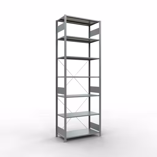 Figuur nr. 16 van het artikel basisrek, legplank-insteeksysteem MULTIplus85, 3000 x 1000 x 500 mm, 7 legborden, verzinkt uit de productgroep insteeksysteem van het merk Schulte Lagertechnik.