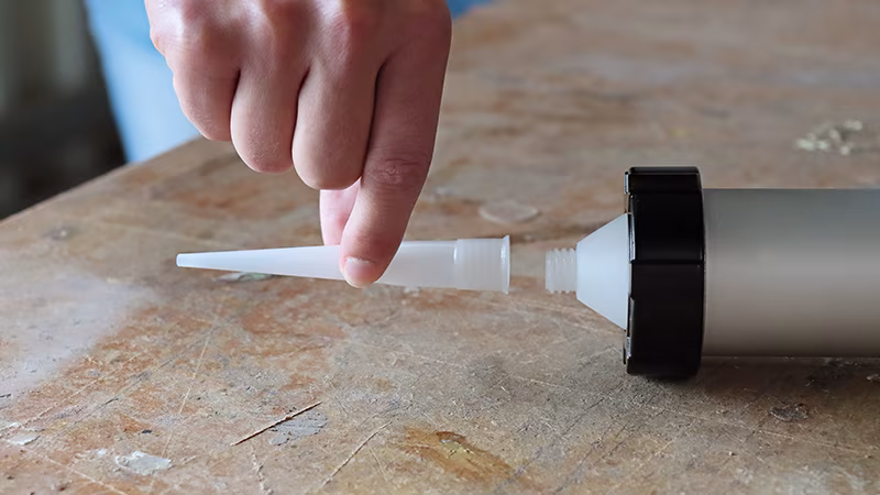 Adapter voor buisvormige zak incl. patroontip, in blisterkarton Finger, Hand, Person, Holz, Messer