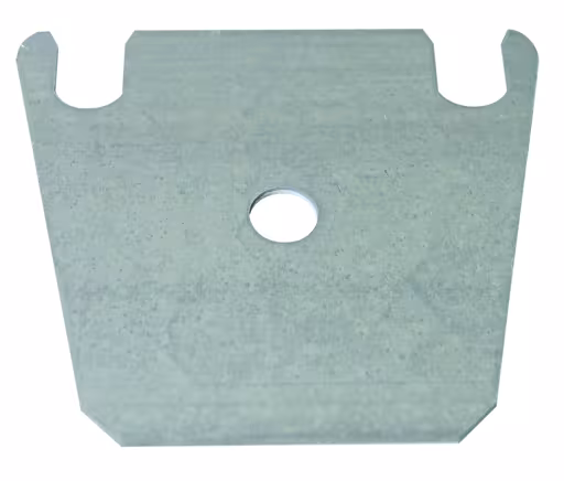 Afstandsplaat 2 mm voor W 100 voet, verzinkt van Schulte Lagertechnik Voetplaat 2 mm voor W 100 - voet, verzinkt, W100 voor vakbelasting tot 1050 kg, artikelnr. 19950-X