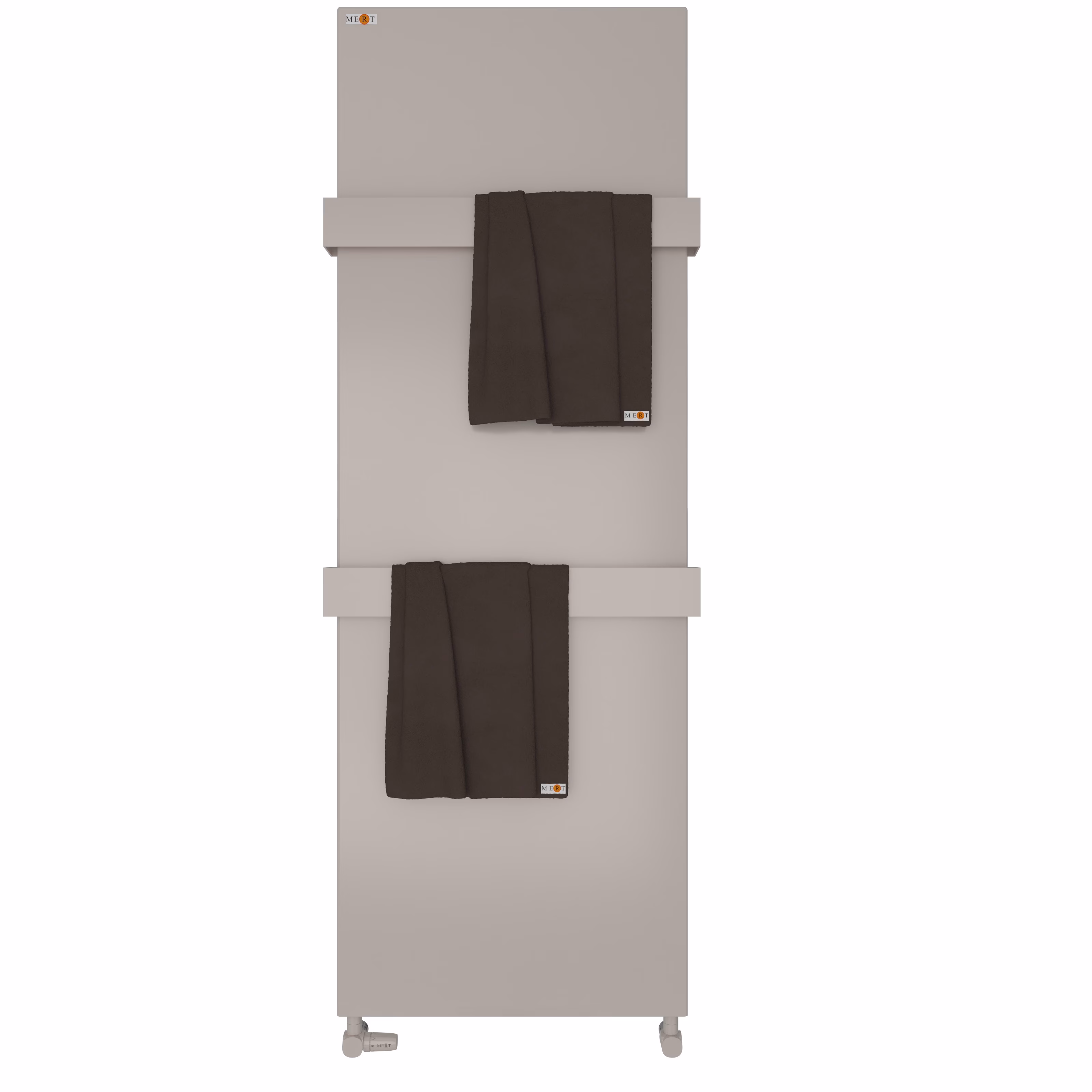 MERT Design Afdekking - Afdekking voor oude badkamerradiatoren van 500x1200 mm, wit