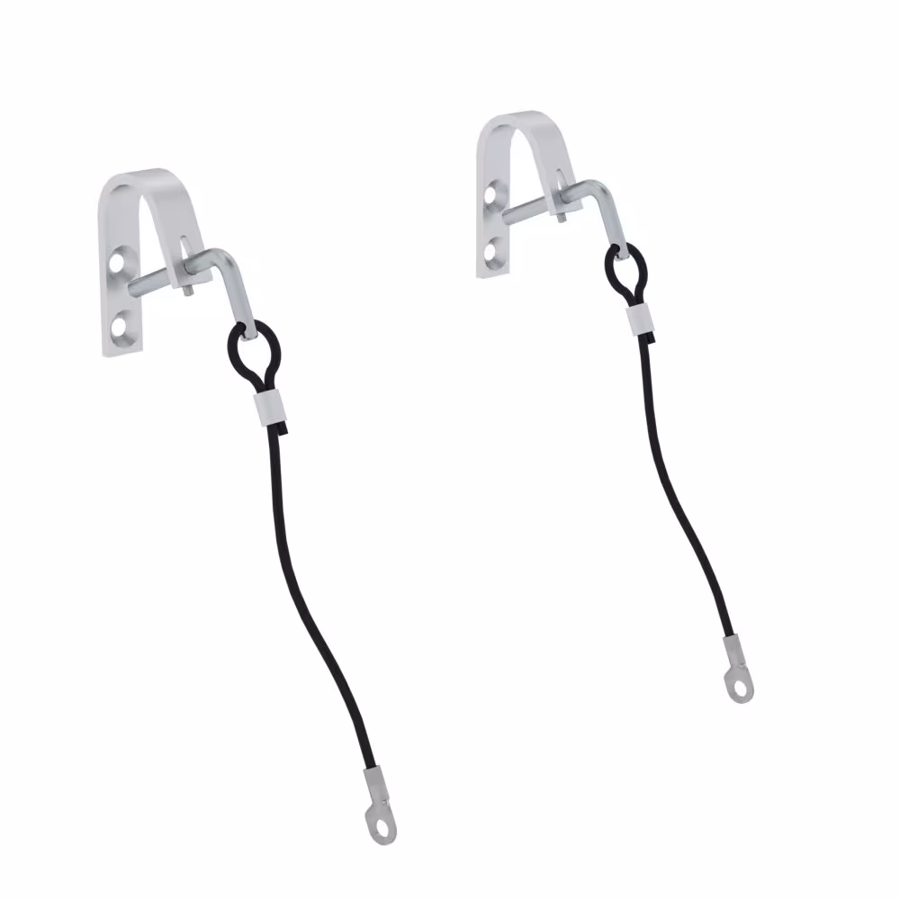 Haken met afhaalbeveiliging (1 verpakking à 2 stuks) van het merk Munk uit het assortiment Ladders & Scaffolding
