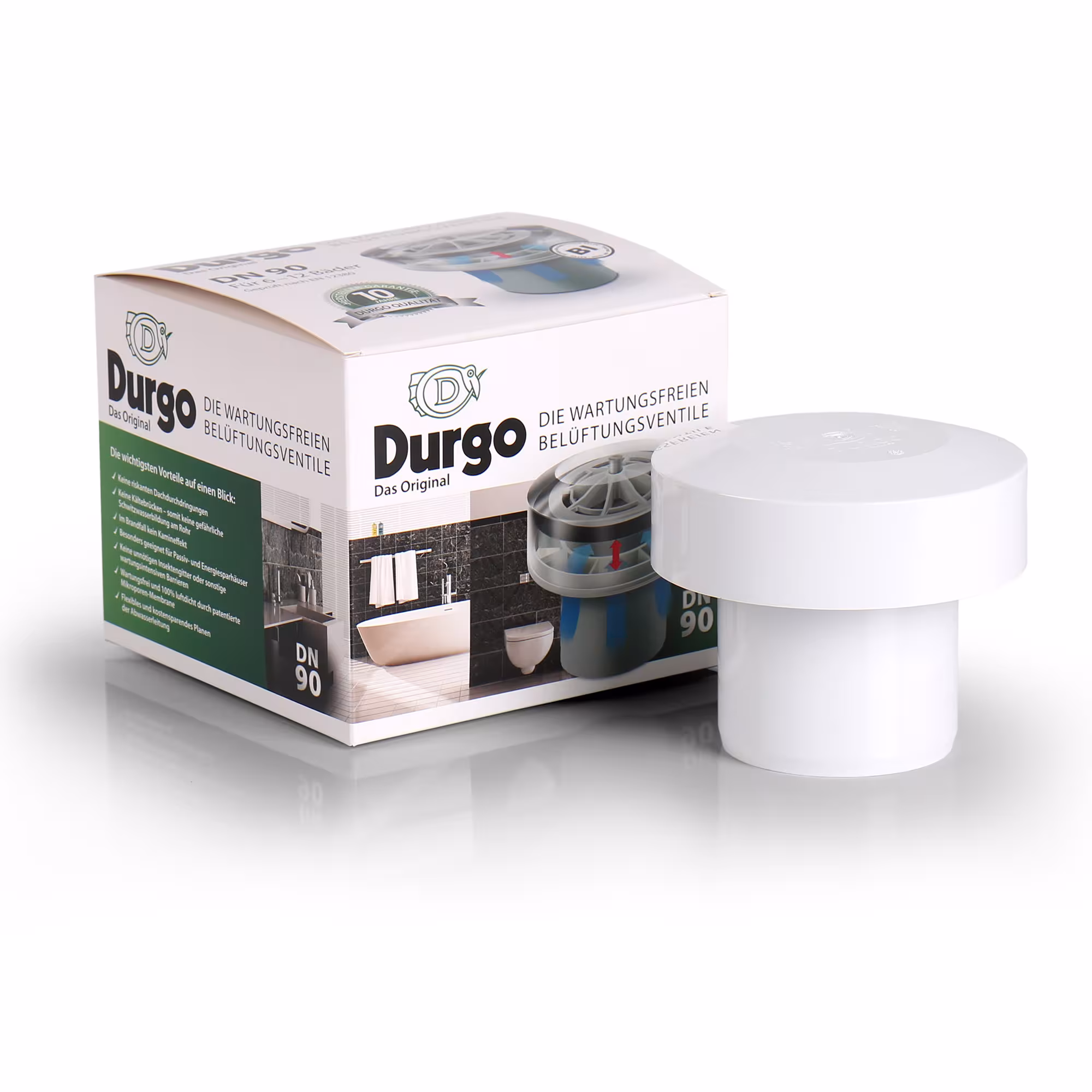 Durgo beluchter met steekaansluiting van het merk Durgo uit de categorie afvoerpijpbeluchter