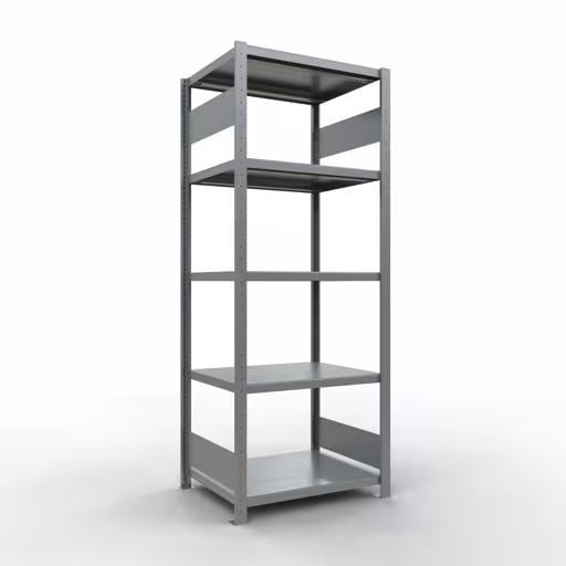 Figuur nr. 10 van het artikel basisrek, legbord, insteeksysteem MULTIplus250, 2000 x 750 x 600 mm, 5 legborden, verzinkt uit de productgroep insteeksysteem van het merk Schulte Lagertechnik.
