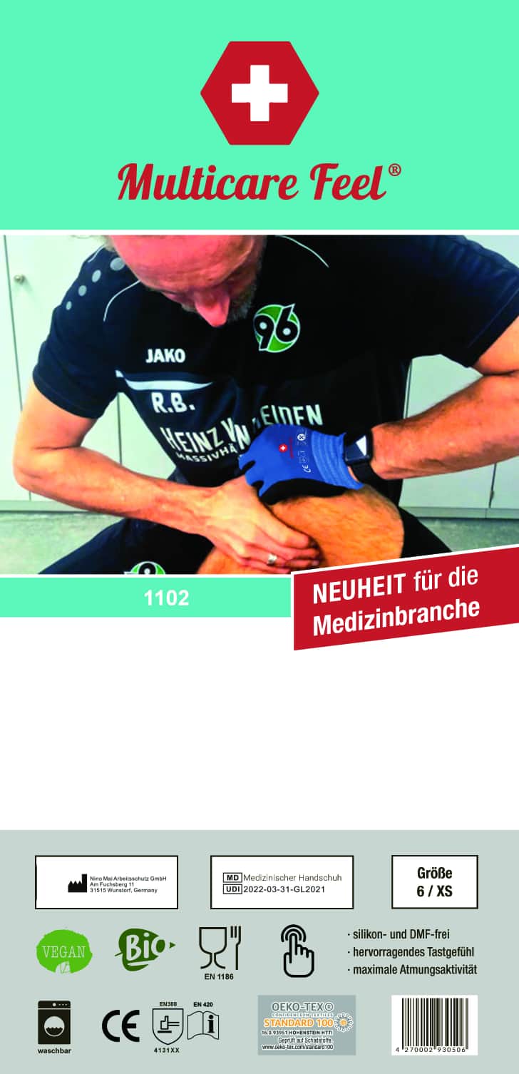 Multicare Feel medische werk- en montagehandschoen van het merk Multicare uit de categorie werkhandschoenen