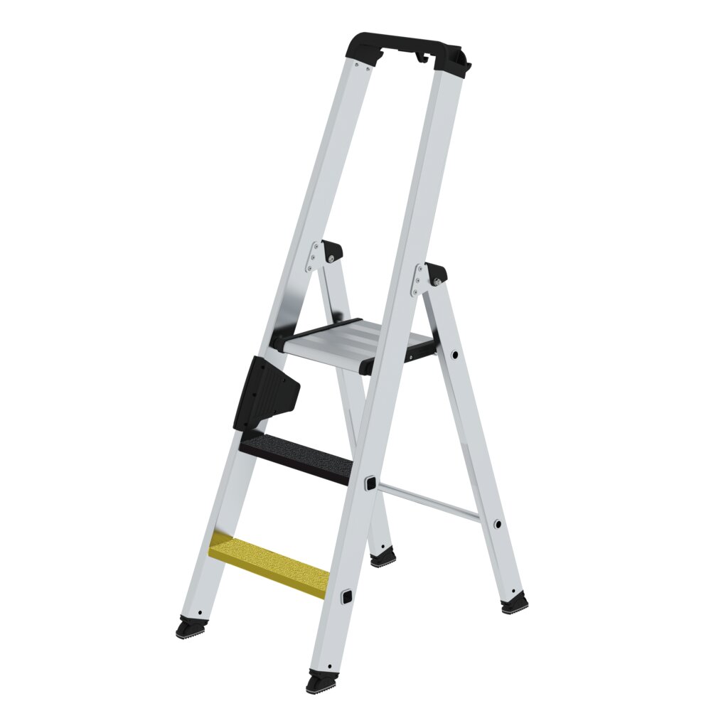 Munk trapladder, enkelzijdige toegang met clip-step R13, 3 treden, van Günzburger Steigtechnik Munk enkelzijdige trapladder met clip-trede R13 uit de categorie trapladders, artikelnummer 041623