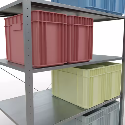 Insteeksysteem basisplank 2000x1300x800 mm, type 150 kg, verzinkt met artikelnr. 12780-130 Insteeksysteem basisplank 2000x1300x800 mm, type 150 kg, verzinkt van Schulte Lagertechnik uit de categorie insteeksysteem