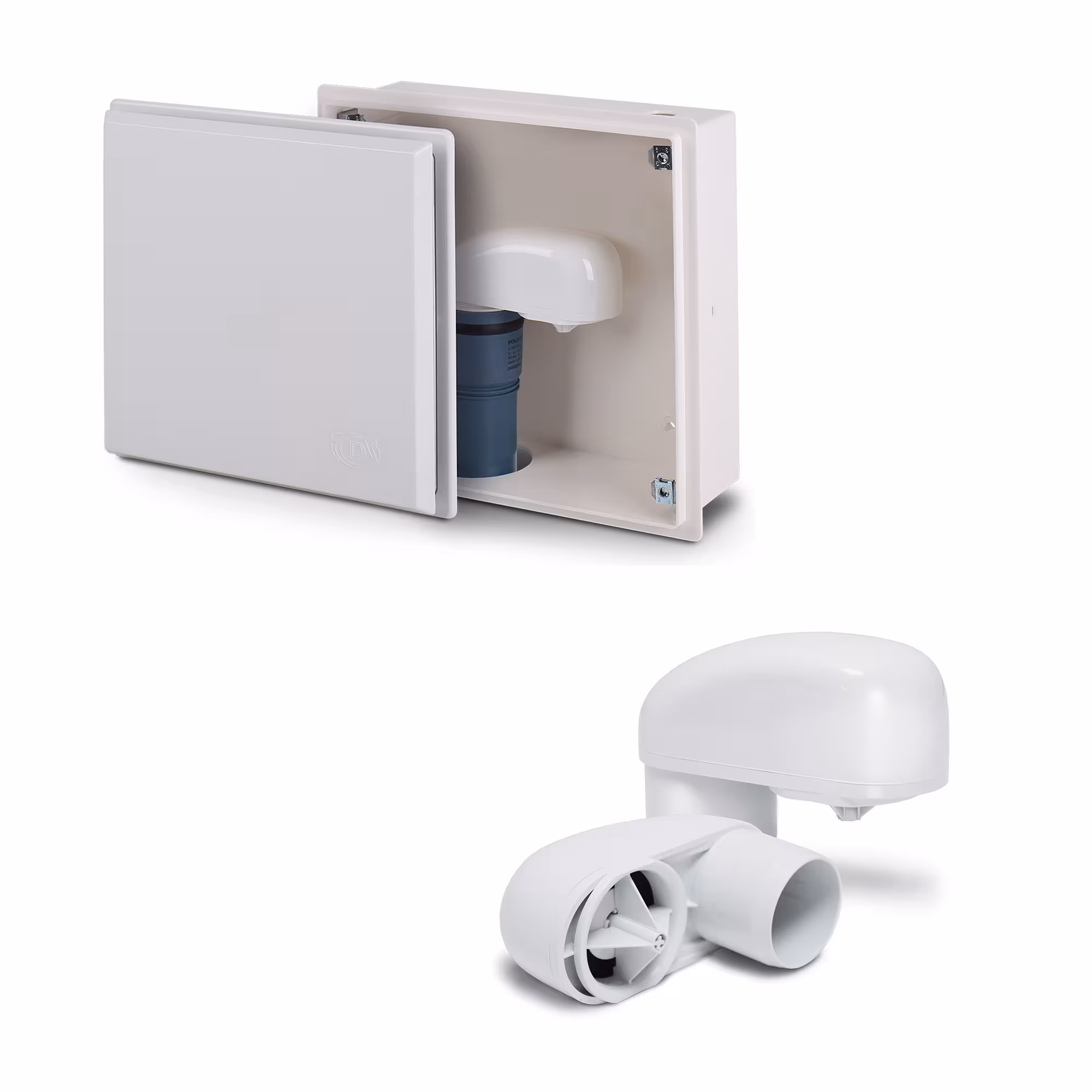 Ontluchtingsventiel DN 50 Plus ventiel voor ruimtebesparende installatie uit de categorie afvoerleidingbeluchter met GTIN 7392948310536 Durgo beluchter inbouwdoos van het merk Durgo uit de categorie afvoerbuisbeluchter