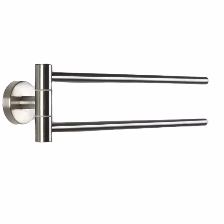 AXIALE handdoekhouder, 2 armen, roestvrij staal - geschikt om te lijmen of te boren, van het merk Ortwein AXIALE handdoekhouder, 2 armen, roestvrij staal - voor lijmen of boren, uit de categorie Handdoekhouders & -stangen met artikelnummer IP2064