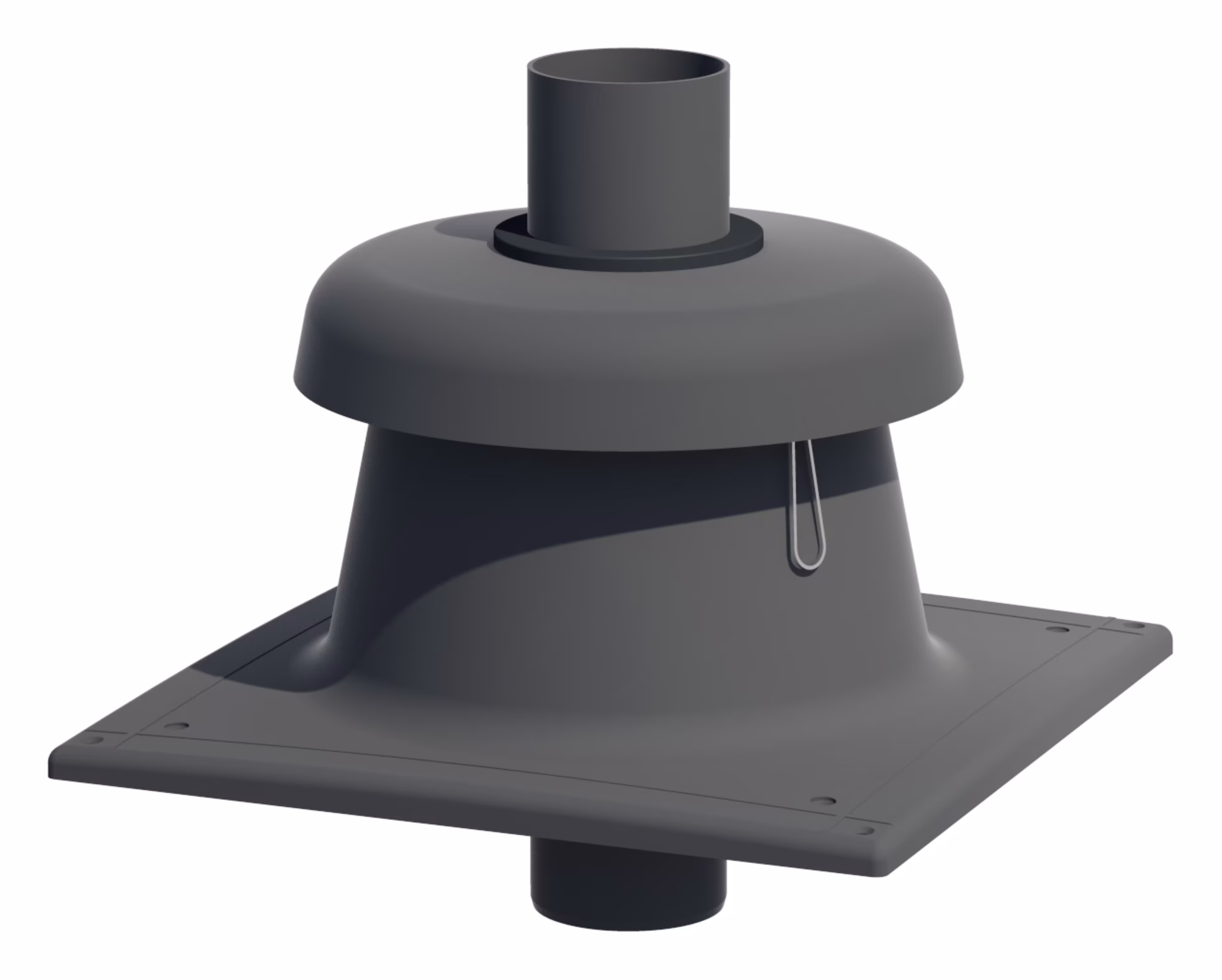 CB schoorsteenschachtdeksel kunststof D 110 van Skoberne CB schoorsteenschachtdeksel kunststof D 110 uit de categorie kunststof rookgasafvoer met art.nr. 762119