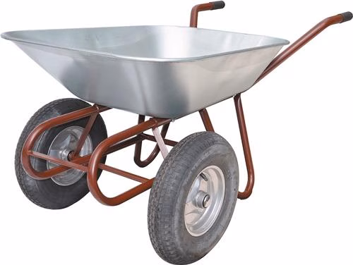 Kruiwagen, tweewieler, 85 liter, luchtband, 24 kg, stalen velg met kogellagerbanden, merk MÜBA Kruiwagen, tweewieler, luchtband MÜBA uit de categorie Kruiwagens, Bakken en Wielen met artikelnummer 8000376170