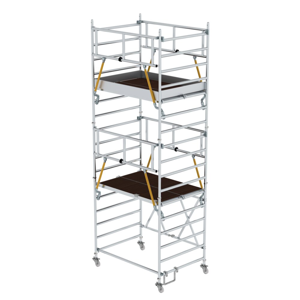 Munk vouwsteiger SG 1,35 x 1,80 m, platformhoogte 4,04 m, van Günzburger Steigtechnik Munk vouwsteiger SG 0,75 x 1,80 m uit de categorie vouwsteigers met artikelnummer 115234