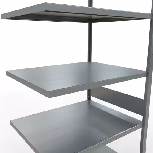 Productafbeelding nr. 14 van het artikel Aanbouwrekken, legbordstellingen, insteeksysteem MULTIplus330, 3000 x 1000 x 800 mm (HxBxD), 7 legborden, lengtestangen, verzinkt Afbeelding nr. 14 van het artikel aanbouwrekken, legbordstellingen, insteeksysteem MULTIplus330, 3000 x 1000 x 800 mm, 7 legborden, lengtestangen, verzinkt uit de productgroep insteeksysteem van Schulte Lagertechnik