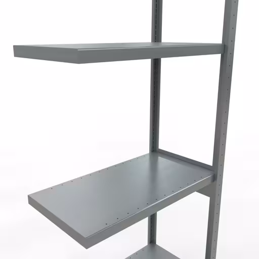 Figuur nr. 14 van het artikel aanbouwrekken, legbordstellingen, insteeksysteem MULTIplus250, 3000 x 750 x 400 mm, 7 legborden, lengtestangen, verzinkt uit de insteeksysteem productgroep van Schulte Lagertechnik.
