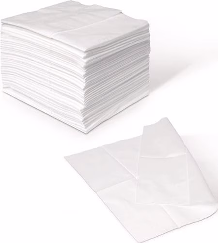 Multitex® 1-laags doekjes, zonder reliëf, wit, circa 380 mm lang x 340 mm breed, 10 x 40 stuks, uit de categorie Reinigings- en poetsdoeken, Handdoeken, Handdoekenrollen, artikelnummer 9000469304