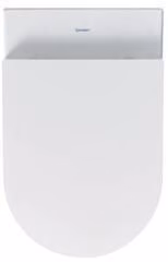 Duravit ME by Starck wandcloset, randloos, Durafix inbouwspoel, wit, inclusief closetzitting met soft-close mechanisme