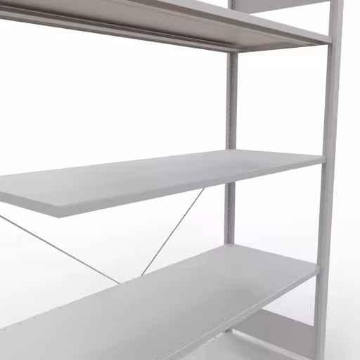 Insteeksysteem opzetplank 2000x1300x500 mm, type 150 kg, lichtgrijs uit de categorie opzetplanken met de GTIN 4004514293077 Insteeksysteem aanbouwplank 2000x1300x500 mm, type 150 kg, lichtgrijs van Schulte Lagertechnik uit het assortiment insteeksysteem