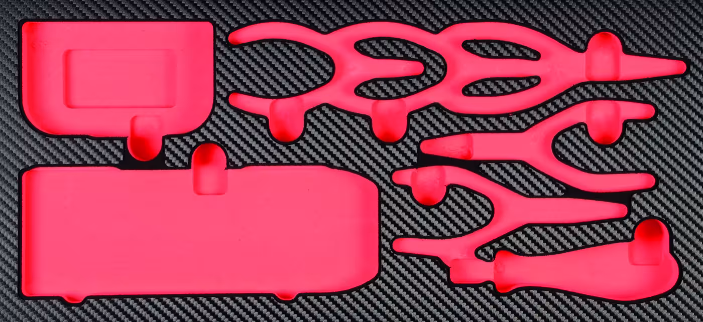 ProForm inleg leeg 'Precision' van PROJAHN Inzetelektronica, organisatiesystemen & werkplaatswagens, art.nr. 5999-16E