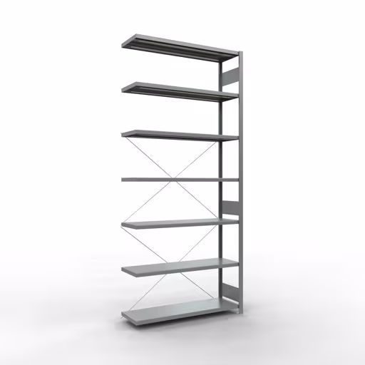 Insteeksysteem aanbouwstelling 3000x1300x400 mm, type 250 kg, verzinkt van Schulte Lagertechnik Insteeksysteem opzetplank 3000x1300x400 mm, type 250 kg, verzinkt, opzetplank, art.nr. 12947-130