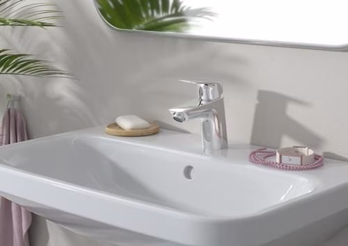 Detailbild 3994397 Hansgrohe ééngreeps wastafelmengkraan LOGIS 70 nominale breedte 15 met verzonken waste G 1 1/4 inch chroom
