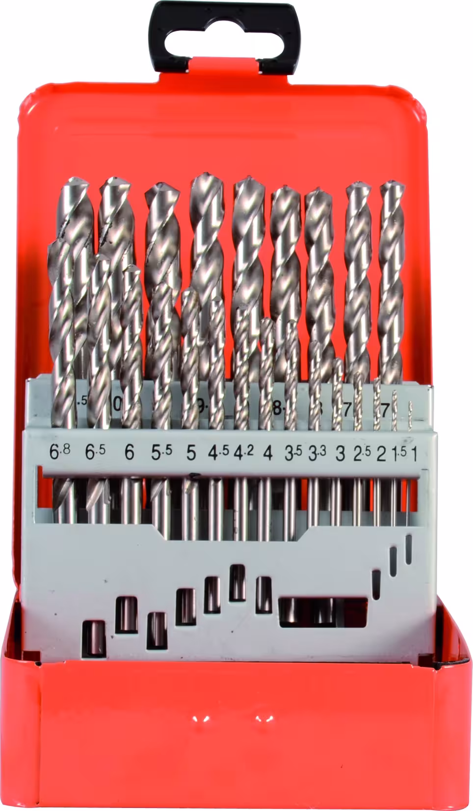 Andere weergave van het artikel Boorcassette HSS-G TURBO 24 stuks 1-10,5/0,5 mm, kerngatafmetingen: 3,3, 4,2, 6,8, 10,2 mm uit de categorie machine-accessoires