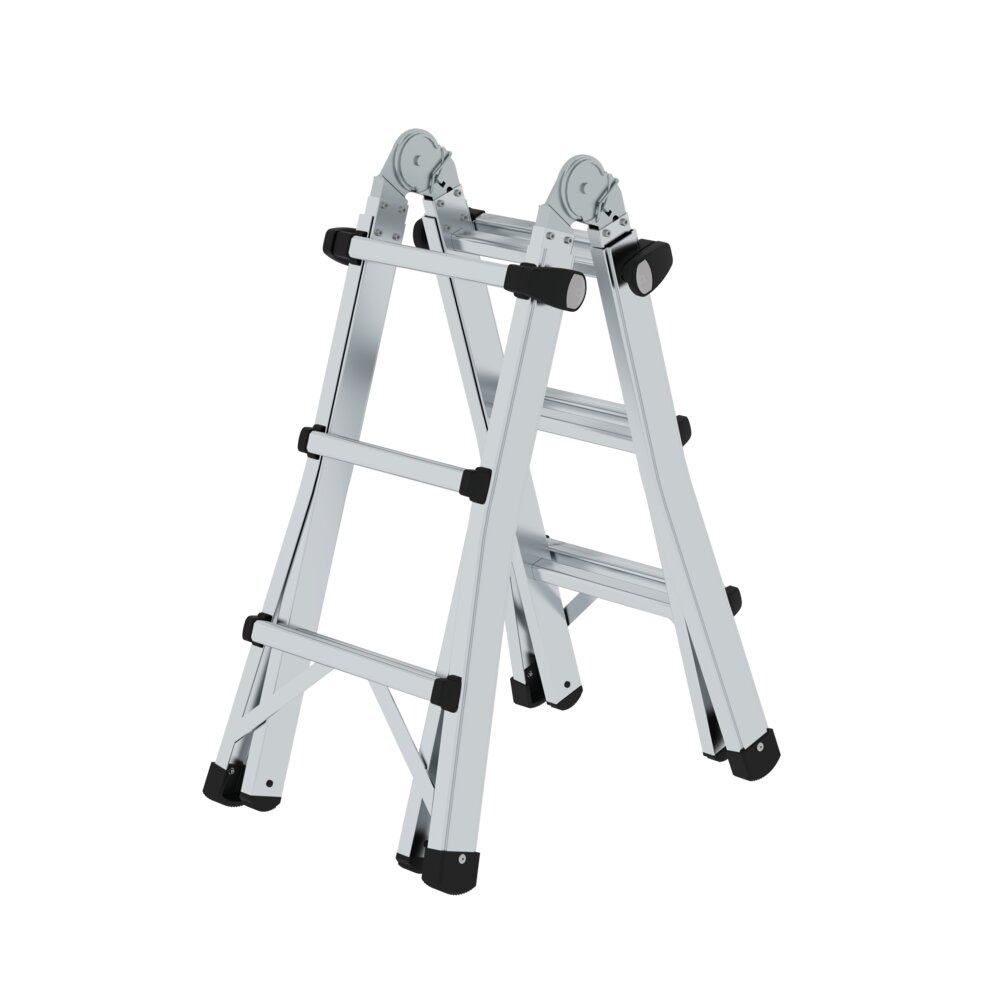 Munk 4-delige telescopische ladder zonder dwarsbalk, 4x3 sporten, van Günzburger Steigtechnik Munk 4-delige telescopische ladder zonder dwarsbalk, uit de categorie telescopische ladders, artikelnummer 032013