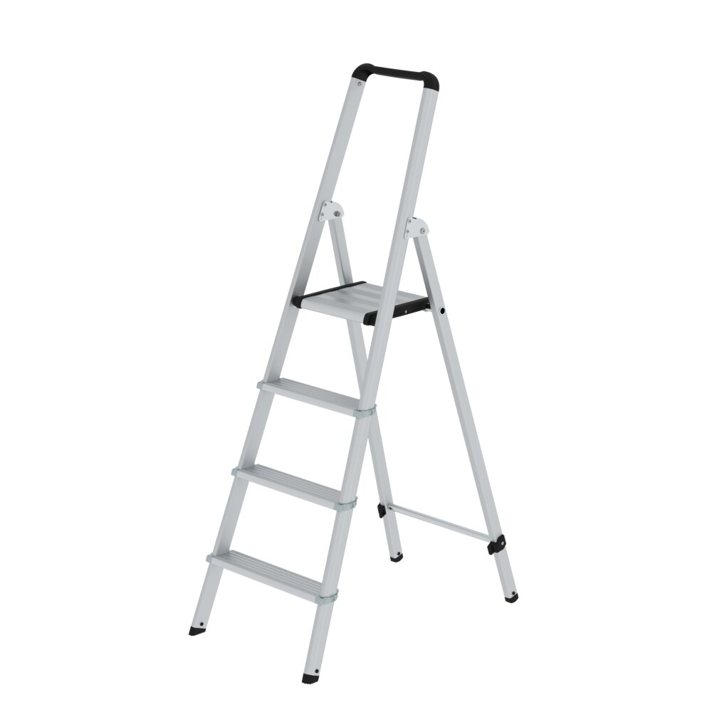 Munk ML enkelzijdige trapladder, geanodiseerd aluminium, uit de categorie trapladders, artikelnummer 011254
