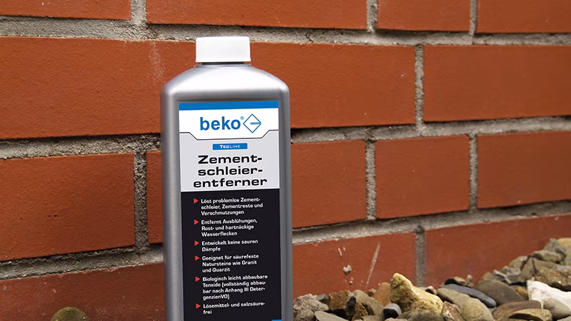 TecLine cementsluierverwijderaar 1 literfles Flasche, Schiefer, Ziegel