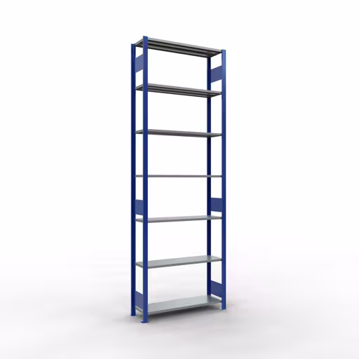 Figuur nr. 13 van het artikel basisrek, legplank-insteeksysteem MULTIplus85, 3000 x 1000 x 300 mm, 7 legborden, RAL 5010 gentiaanblauw uit de productgroep insteeksysteem van het merk Schulte Lagertechnik.