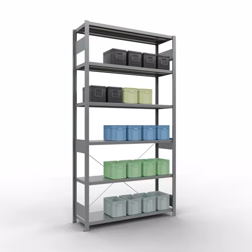 Insteeksysteem basisplank 2500x1300x400 mm, type 250 kg, verzinkt van Schulte Lagertechnik met het artikelnr. 12941-130