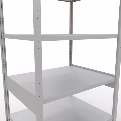 Figuur nr. 12 van het artikel basisrek, legbord, insteeksysteem MULTIplus330, 2500 x 1000 x 800 mm, 6 legborden, lengtestangen, RAL 7035 lichtgrijs uit de productgroep insteeksysteem van Schulte Lagertechnik.