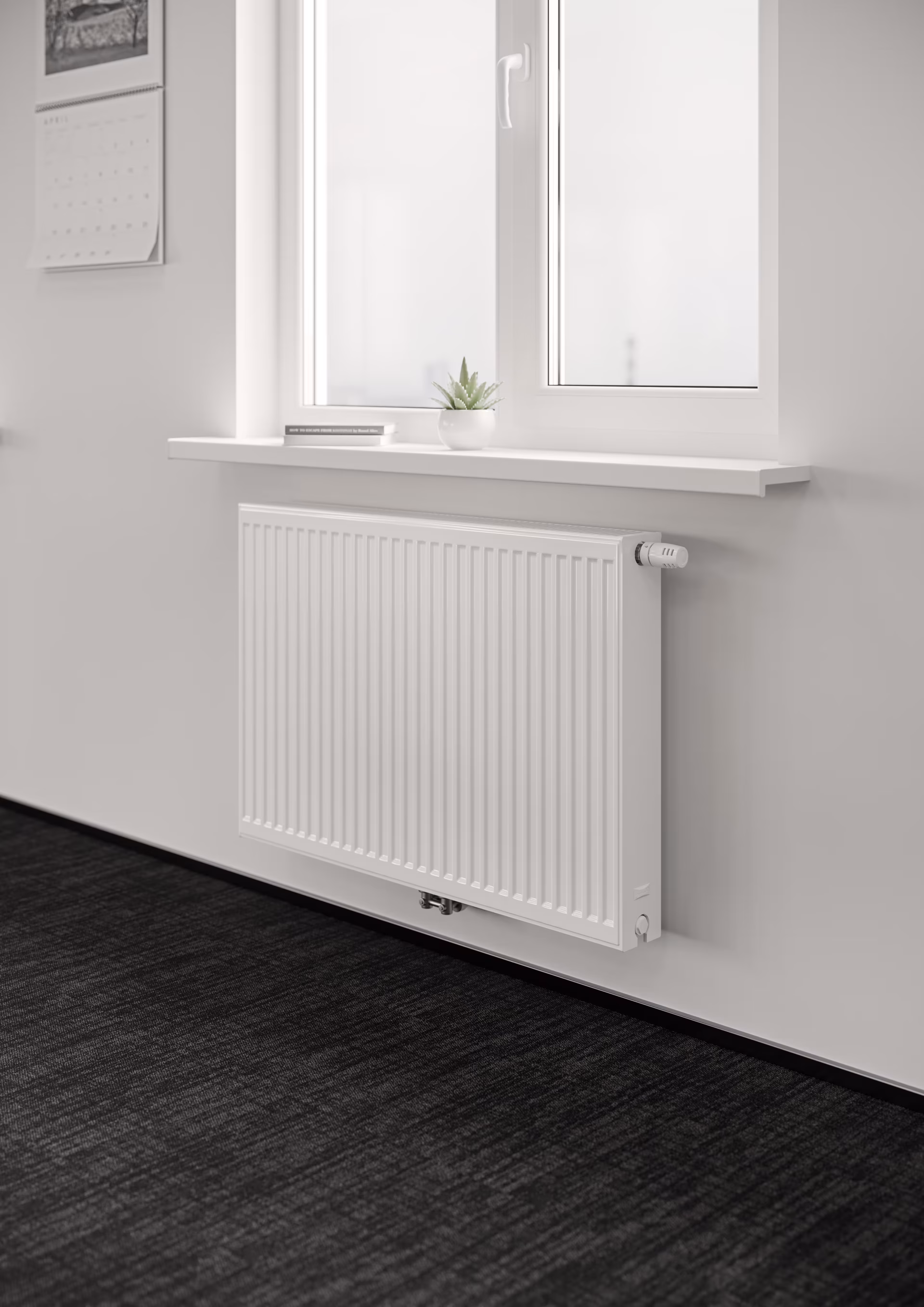 Zusatzbild 2560924 PURMO platte radiatorkraan Compact M Flex type 21S BH 900 BL 1000