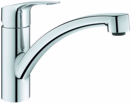 GROHE Eurosmart 33281 eengreeps keukenkraan met platte uitloop, chroom, van het merk Grohe GROHE Eurosmart 33281 eengreeps keukenkraan met platte uitloop, chroom, uit de categorie keukenkranen met artikelnummer 6000695767