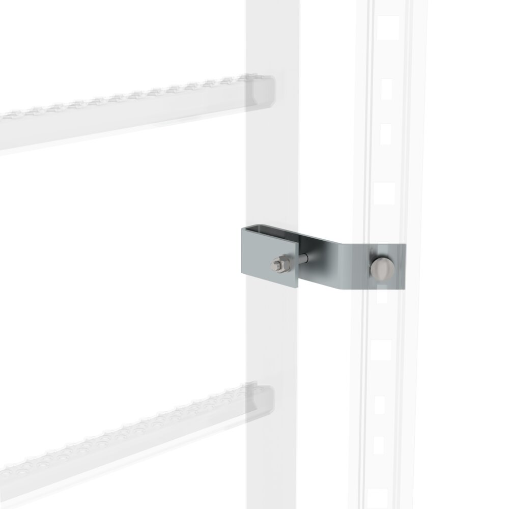 Munk rail bevestiging voor ladderboom 50x20 mm gegalvaniseerd staal