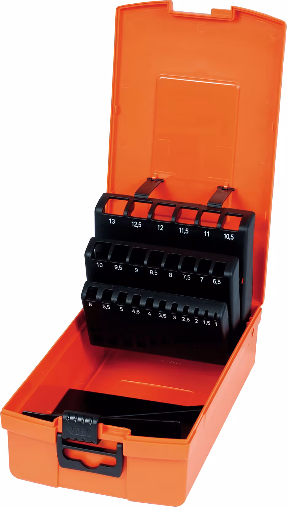 Lege cassettes en magazijnen voor spiraalboren DIN 338, boormachine, art.nr. 670251