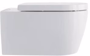 Duravit ME by Starck wandcloset, randloos, Durafix inbouwspoel, wit, inclusief closetzitting met soft-close mechanisme