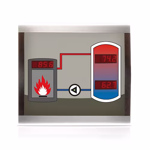 RESOL Smart Display SDFK voor aansluiting op de DelteTherm FK, datalogger & VBus accessoires, art.nr. 18001080