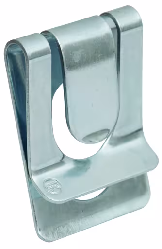 Profielklem voor dubbele legborden, verzinkt van Schulte Lagertechnik uit het assortiment legborden