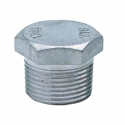 Atusa RVS plug nr. 290 (AISI 316) / PN16, RVS schroefdraadfittingen, art.nr. I290L003