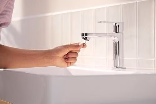 Hansgrohe REBRIS S 110 CoolStart ééngreeps wastafelmengkraan zonder afloop chroom