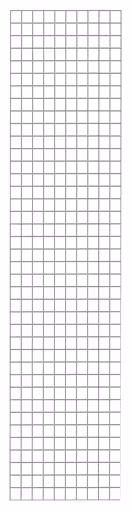 Gaaszijwand 1950 x 500 mm (H x D), blank verzinkt, accessoires, art.nr. 12459-A