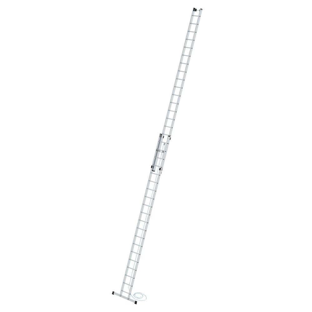 Munk 2-delige touwladder met standaardtraverse, 2x20 sporten, van Günzburger Steigtechnik Munk 2-delige touwladder met standaard dwarsbalk uit de categorie uitschuifladders, touwladders met artikelnummer 021720