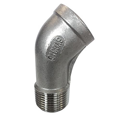 Atusa RVS hoek 45° IG-AG nr. 121, RVS schroefdraadfittingen