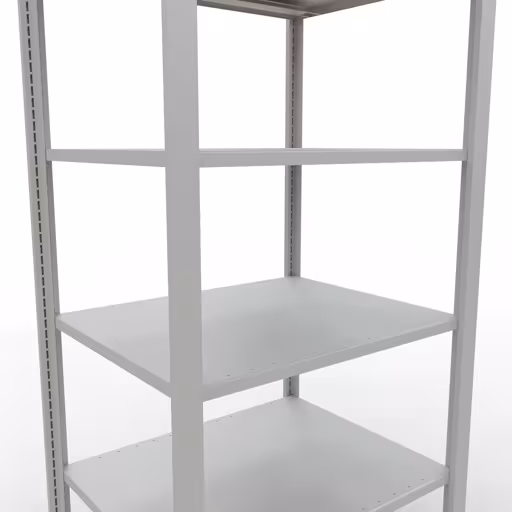 Figuur nr. 15 van het artikel basisrek, kantoorrek, insteeksysteem MULTIplus150, 2000 x 750 x 600 mm, 6 planken, zonder middenaanslag, lichtgrijs uit de productgroep kantoorrekken van het merk Schulte Lagertechnik.