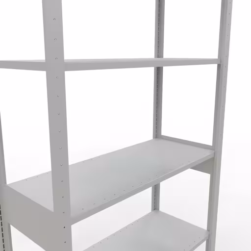 Productafbeelding nr. 17 van het artikel basisplank, legplank, insteeksysteem MULTIplus150, 2500 x 1000 x 400 mm, 6 legborden, RAL 7035 lichtgrijs uit het insteeksysteem-assortiment van Schulte Lagertechnik
