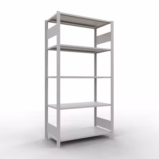 Figuur nr. 15 van het artikel basisrek, legplank-insteeksysteem MULTIplus85, 2000 x 1000 x 500 mm, 5 legborden, RAL 7035 lichtgrijs uit de productgroep insteeksysteem van het merk Schulte Lagertechnik.