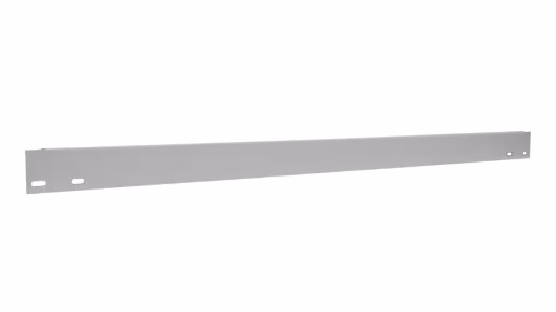 Stoplijst, 55 x 1000 mm (H x B), RAL 7035 lichtgrijs, accessoires, artikelnr. 30480