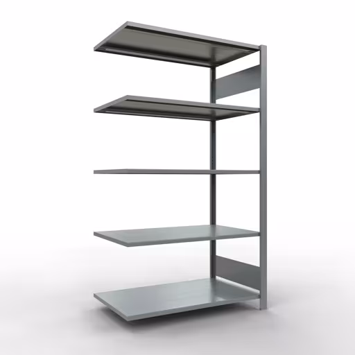Afbeelding nr. 14 van het artikel, kantoorrekken, insteeksysteem MULTIplus150, 1800 x 1000 x 600 mm, 5 legborden, verzinkt, zonder middenaanslag uit de productgroep kantoorrekken van Schulte Lagertechnik