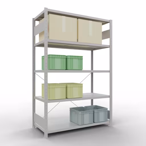 Figuur nr. 10 van het artikel insteeksysteem basisplank 2000x1300x600 mm, type 250 kg, lichtgrijs uit de productgroep insteeksysteem van het merk Schulte Lagertechnik.
